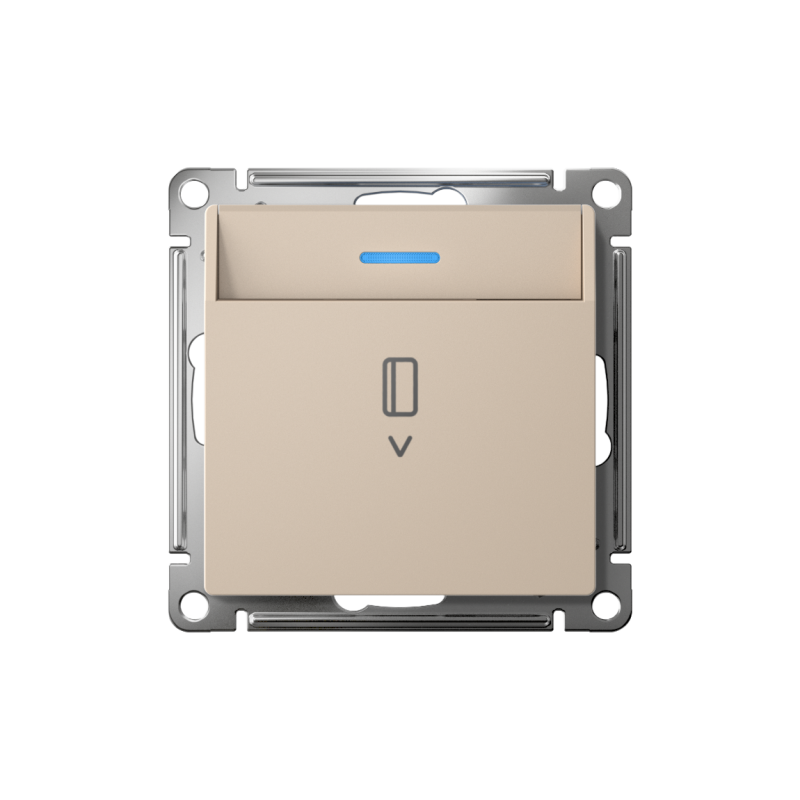 выключатель карточный atlasdesign 10а с подсветкой без задержки отключения механизм песочн. se atn001214 от BTSprom.by