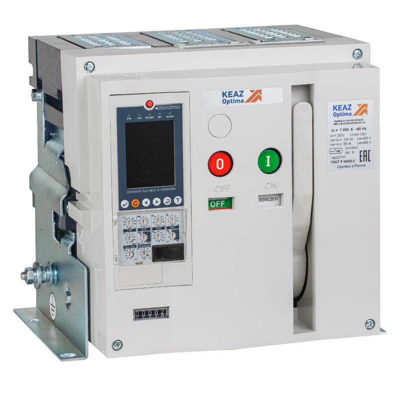 часть подвижная выдвижного выключателя автоматического optimat a-630-s2-3p-65-mp-mr8.1-c2200-m2-p04-s1-06 кэаз 340794 от BTSprom.by