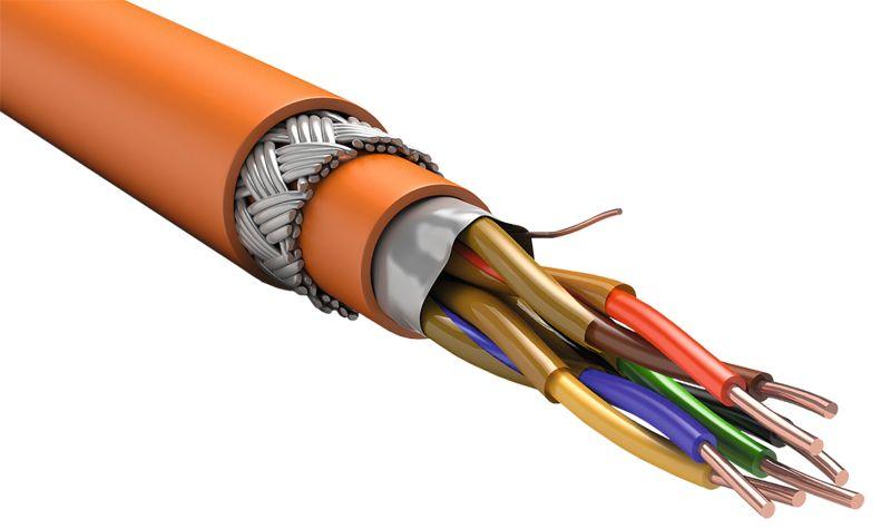 кабель rs-485 2х2х0.80 кнг(а)-frls оранж. (уп.200м) itk fr1-02-f-5327 от BTSprom.by