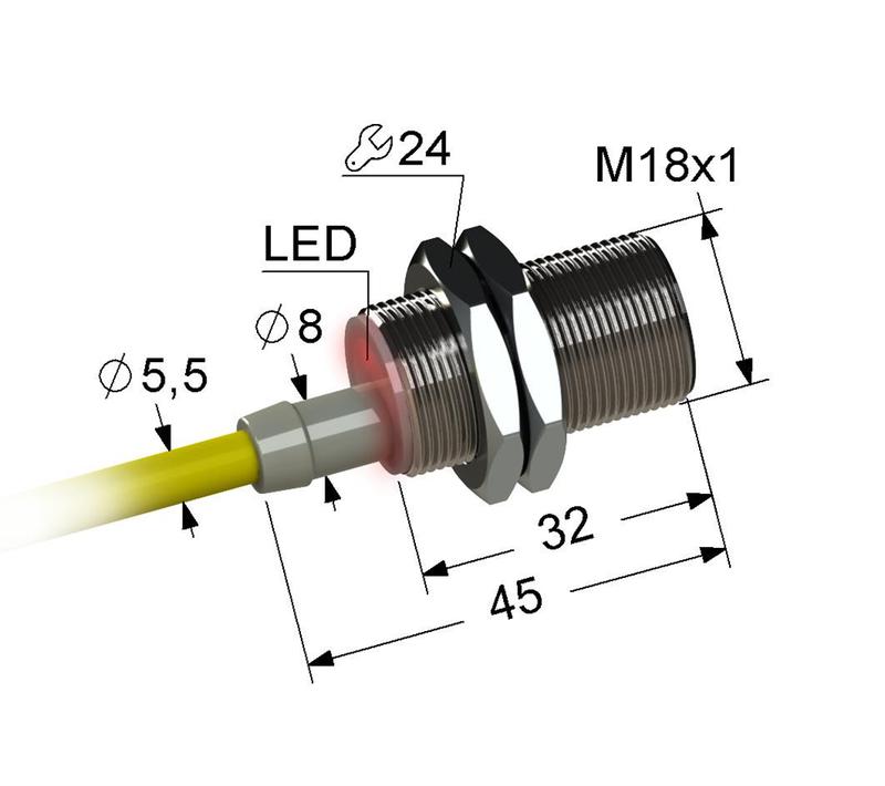 выключатель бесконтактный ps2-18m45-8b31-z (вб2.18м.45.5.3.1.z) мега-к a8010-02839213 от BTSprom.by выключатель бесконтактный ps2-18m45-8b31-z (вб2.18м.45.5.3.1.z) мега-к a8010-02839213 от BTSprom.by