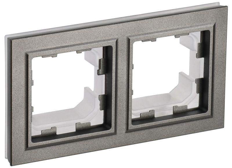 рамка 2-м ip44 brite ру-2-брш-44 шампань iek br-m22-44-k37 от BTSprom.by