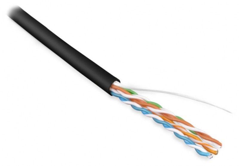 кабель витая пара неэкранир. u/utp кат.5e 4 пары 24 awg ож solid pvc -20град.c-+75град.c uutp4-c5e-s24-in-pvc-bk-100 гарантия: 15 лет компонентн. / 25 лет системн. черн. (уп.100м) hyperline 443599 от BTSprom.by