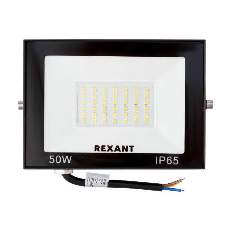 прожектор сдо 50вт 4000лм 4000к черн. корпус rexant 605-033 от BTSprom.by