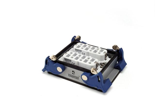 розетка низкая 4-фиксатора 12п 35а emas ebm612pm44 от BTSprom.by