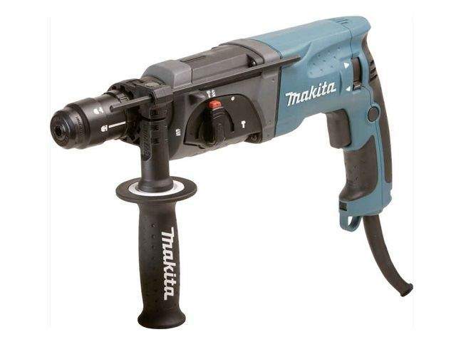 перфоратор makita hr 2470 ft в чем. (780 вт, 2.7 дж, 3 реж., патрон sds-plus, быстросъемн., бзп в комплекте, вес 2.8 кг) от BTSprom.by