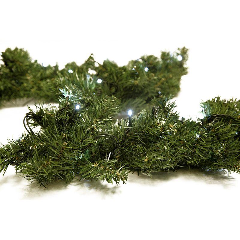  Гирлянда "Еловый шлейф" 2.7м d26см 80LED тепл. бел. 5Вт 220-240В IP44 Neon-Night 307-117 фото в каталоге от BTSprom.by