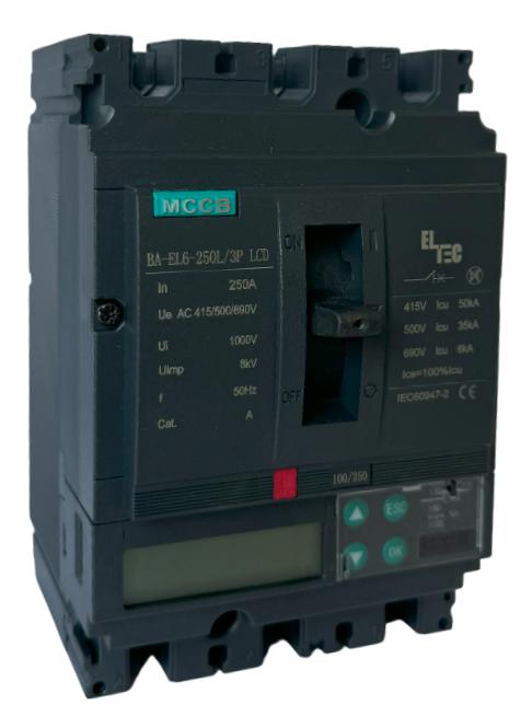  Выключатель автоматический MCCB BA-EL6-250L/3P 250А LCD (электронный Micrologic 5.0А ICU:50KA) ELTEC 1351250 фото в каталоге от BTSprom.by