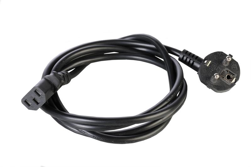 шнур питания iec 60320 c13/eu-schuko 10а/250в 3х1.0 дл.3м с заземл. (r-10-cord-c13-s-3) цмо 1326659 от BTSprom.by