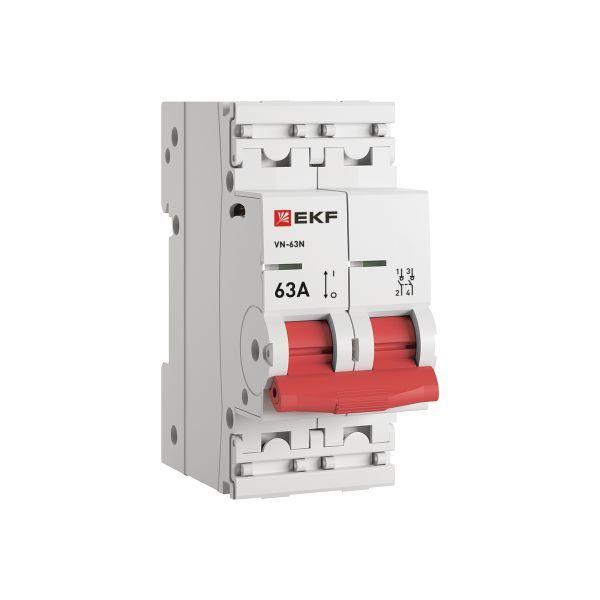 выключатель нагрузки 2п 63а вн-63n proxima ekf s63263 от BTSprom.by