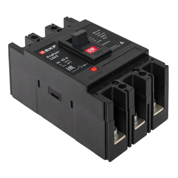  Выключатель автоматический 3п 32А 15кА LS63 ProPact EKF mccb-63-15-3-32-ls фото в каталоге от BTSprom.by