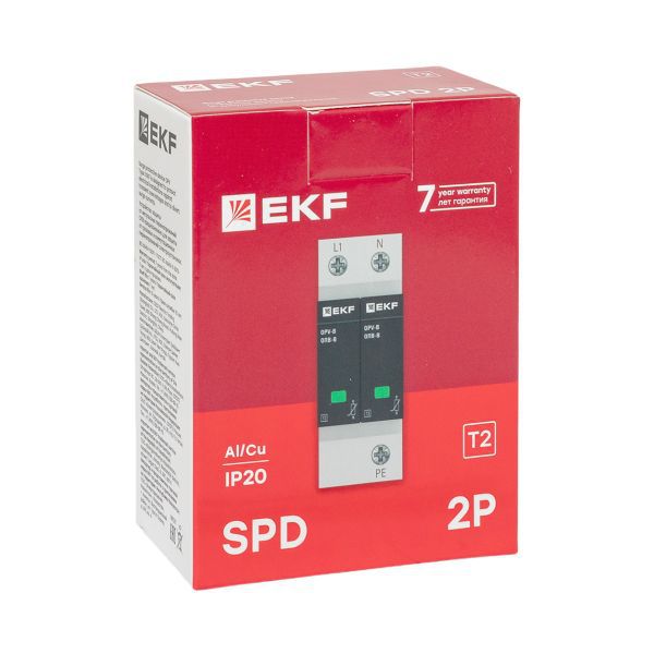  Ограничитель импульсных напряжений ОПВ-В2 PROxima EKF opv-b2 фото в каталоге от BTSprom.by