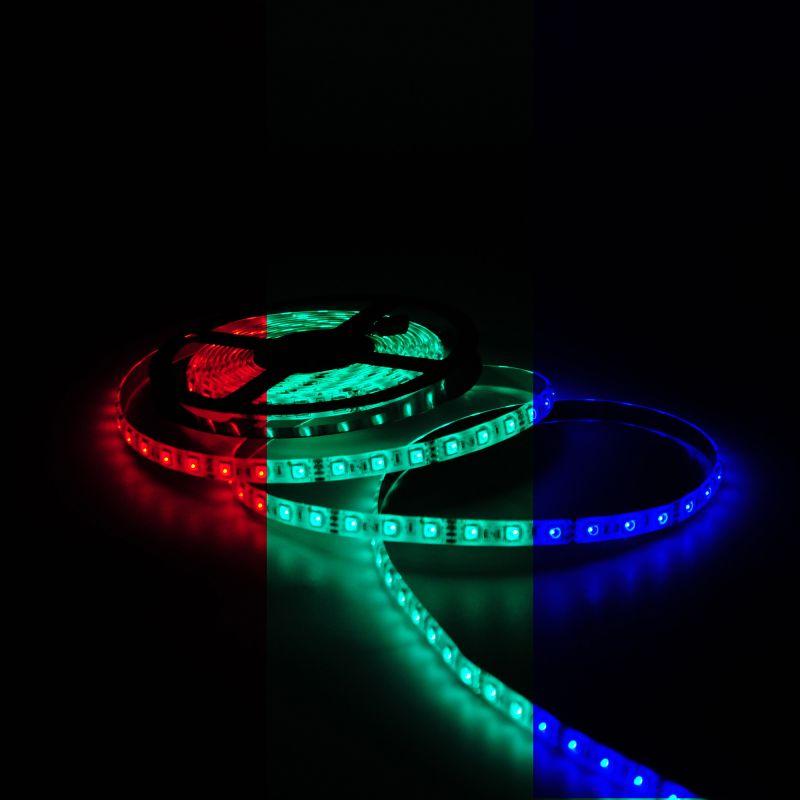  Лента светодиодная Black 5050/60-SMD 14.4Вт/м RGB IP20 660лм/м 12В (блист.5м) GAUSS 312000414 фото в каталоге от BTSprom.by