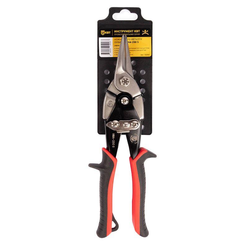  Ножницы по металлу прямые НМА-250 S ПРОФИ КВТ 102040 фото в каталоге от BTSprom.by