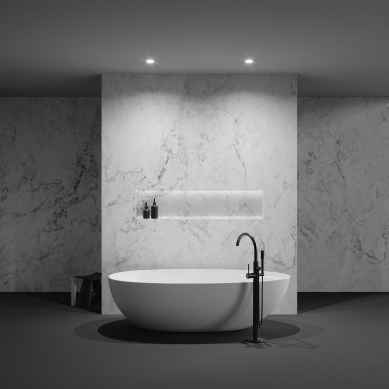  Светильник Flint 10Вт GU10 IP44 встраив. Maytoni DL101-GU10-TRS-W фото в каталоге от BTSprom.by