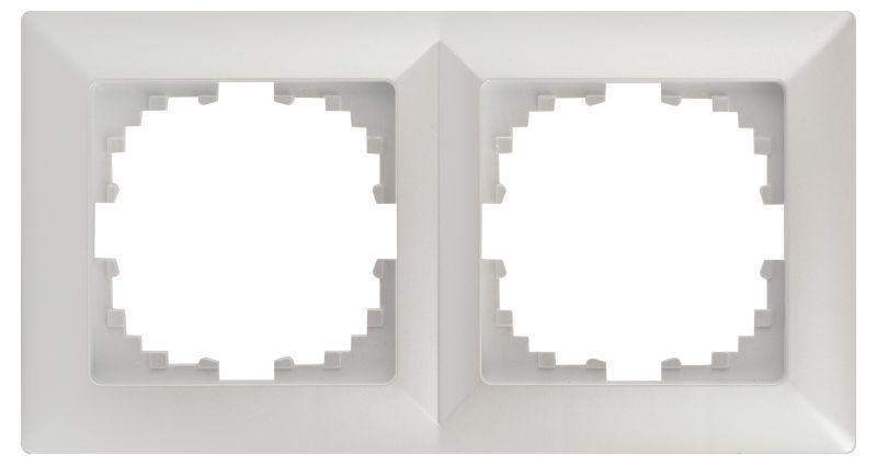 рамка 2-м сп solo 4-502-06 перламутр intro б0053995 от BTSprom.by