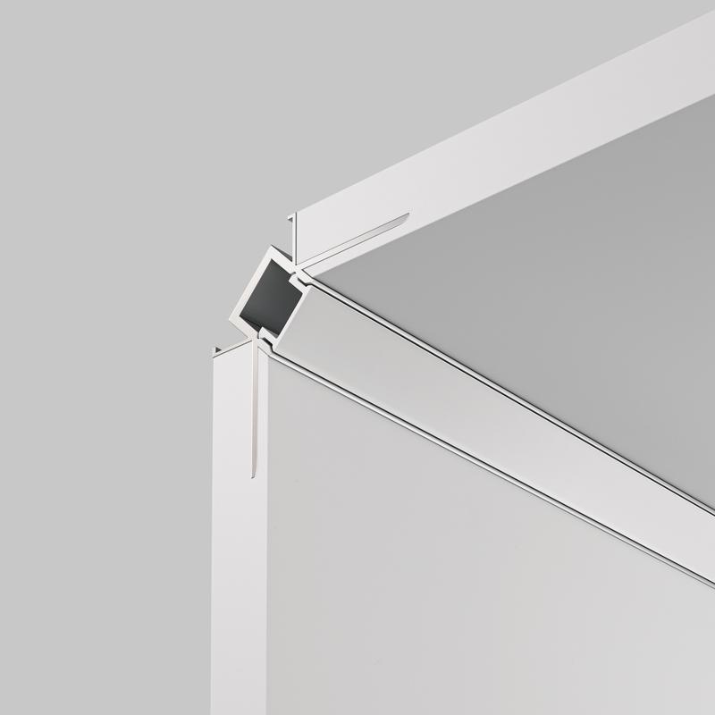  Профиль алюминиевый скрытого монтажа 46х23 Maytoni ALM-4623-S-2M фото в каталоге от BTSprom.by