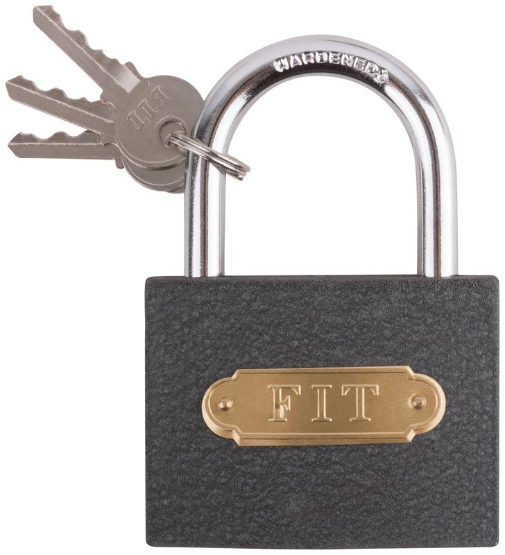 замок навесной железный 75х58мм стальная дужка 9мм fit 67175 от BTSprom.by