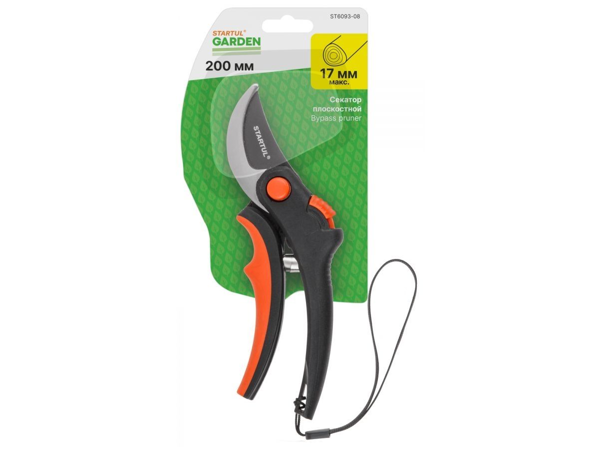  Секатор плоскостной STARTUL GARDEN (ST6093-08) (длина 200мм) ST6093-08 фото в каталоге от BTSprom.by