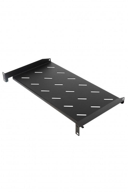 полка угловая tal3-1u-250-ral9005 с перфорацией 19дюйм 1u ширина 440мм глубина 250мм черн. (ral 9005) hyperline 431067 от BTSprom.by