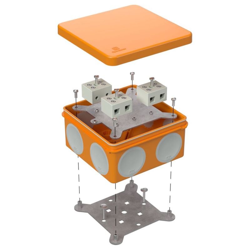 коробка огнестойкая оп двухкомпонентн. 60-0300-fr10.0-6 е15-е120 ral2004 100х100х50 промрукав 60-0300-fr10.0-6 от BTSprom.by