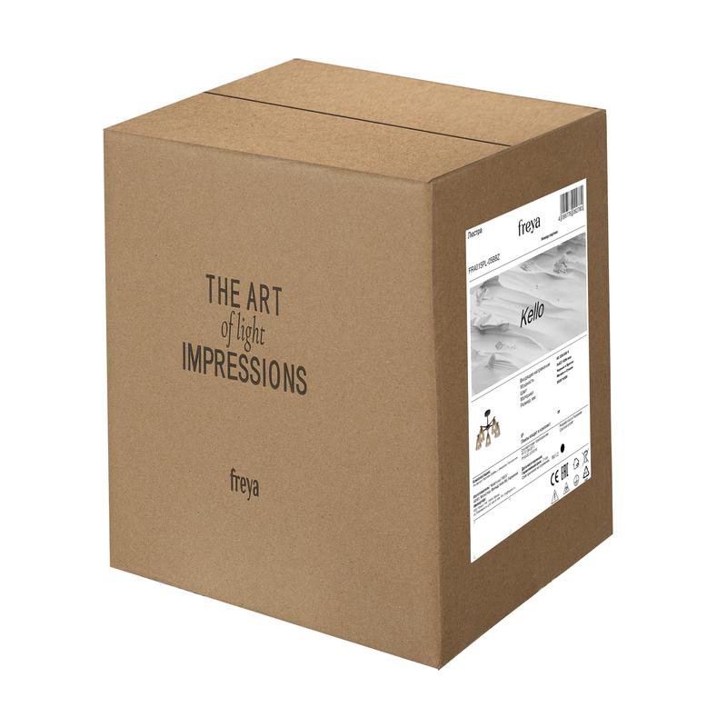  Люстра Kello 60Вт E27х5 IP20 Freya FR4015PL-05BBZ фото в каталоге от BTSprom.by