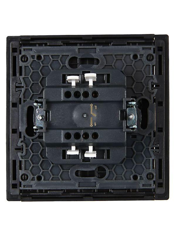  Выключатель 1-кл. СП FORTE&PIANO 10А FP101 черн. IEK FP-V10-0-10-1-K02 фото в каталоге от BTSprom.by