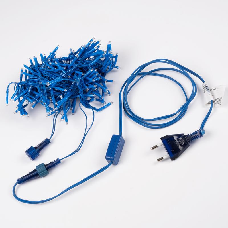 гирлянда "фейерверк" 200 led внутренняя 2м 1 режим до 5 мод. син. shlights 4610003328887 от BTSprom.by