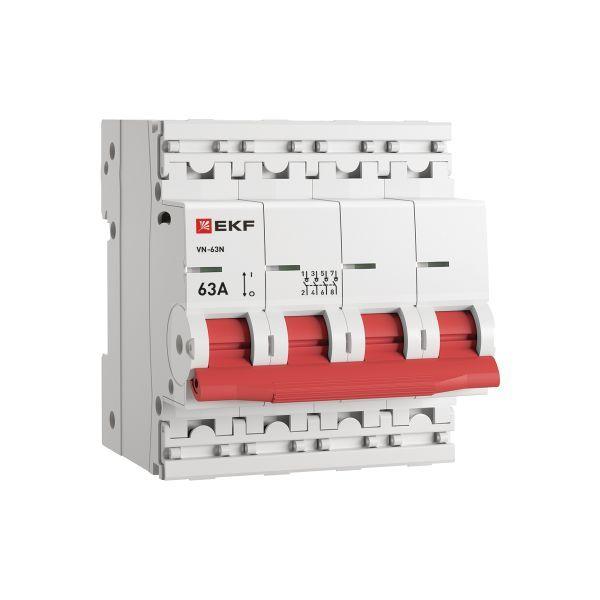 выключатель нагрузки 4п 63а вн-63n proxima ekf s63463 от BTSprom.by