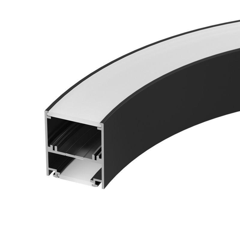 профиль sl-arc-5060-d1000-a90 black (дуга 1 из 4) алюм. arlight 029268 от BTSprom.by