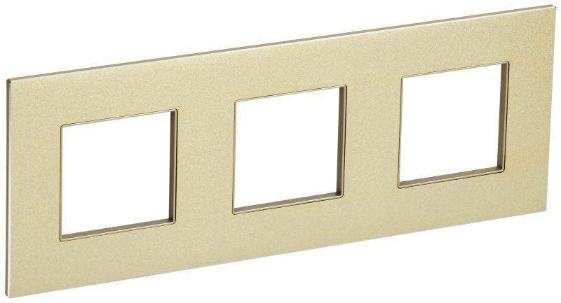 рамка 3-м skandy sk-f33sh металл шампань iek sk-m32-m-k37 от BTSprom.by