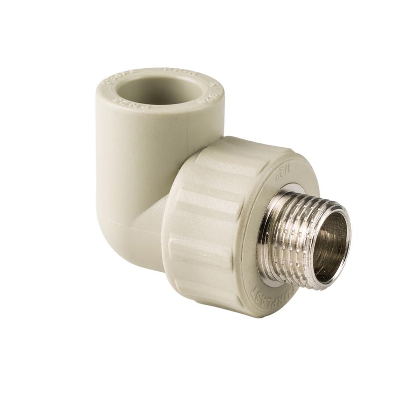 угольник комбинированный ppr наружн. резьба 32х1/2 сер. rtp 11054 от BTSprom.by