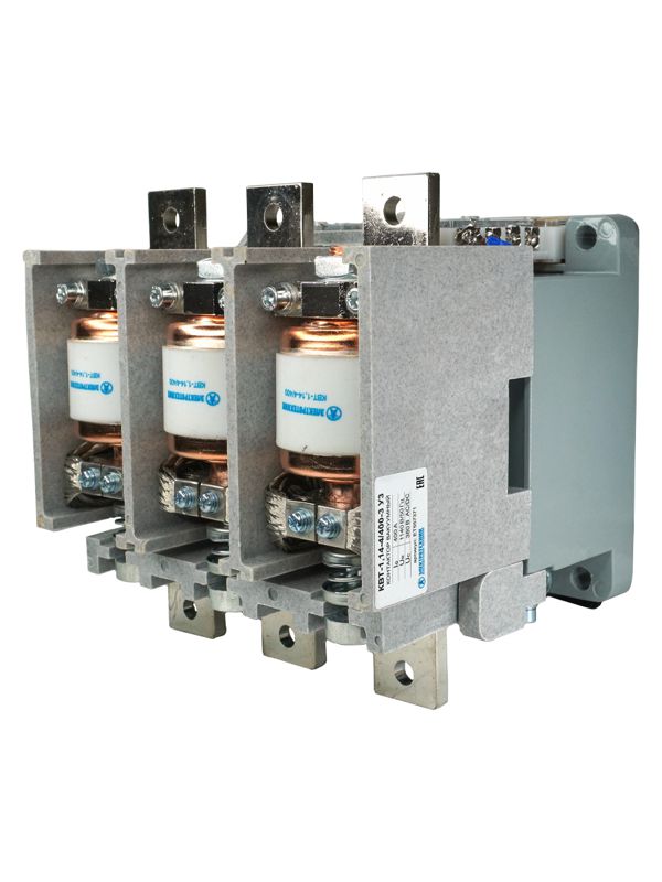 контактор вакуумный квт-1.14-4/400-3 у3 3п 400а кат. 380в 4но+3нз ip00 без реле электротехник et557371 от BTSprom.by