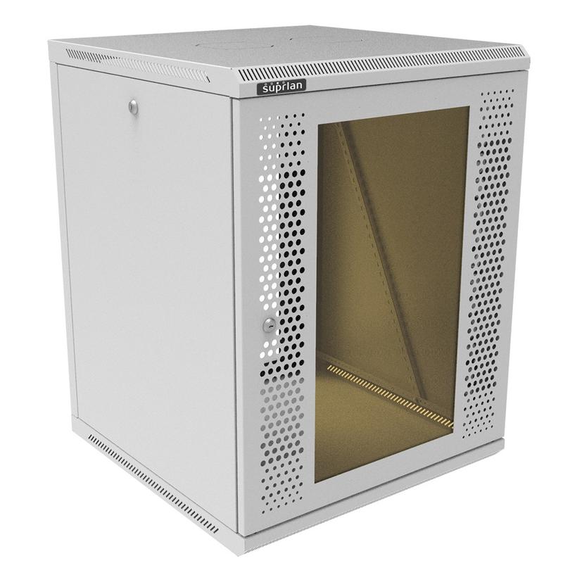 шкаф телекоммуникационный настенный твс-15u-600-600-с+п suprlan 05-2152 от BTSprom.by