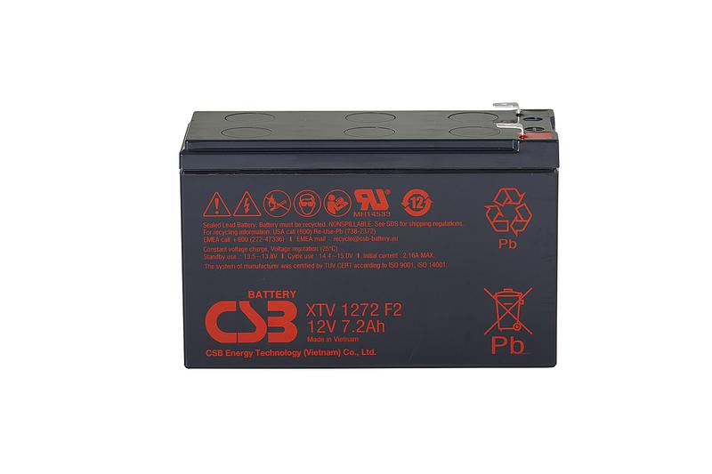 аккумулятор 12в 7.2а.ч csb xtv1272 f2 csb от BTSprom.by