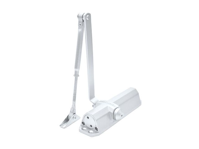 доводчик дверной гидравлический notedo dc-095 (60-120кг) белый  от BTSprom.by