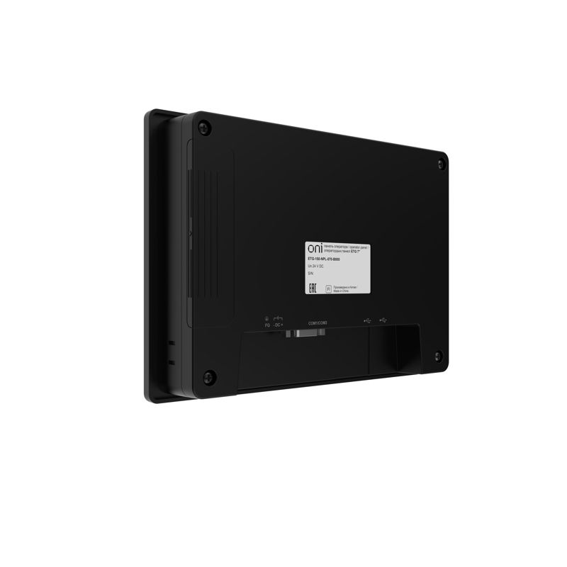 Панель оператора базовая ETG 7дюйм эконом черн. Ethernet ONI ETG-150-NPL-070-B000 фото в каталоге от BTSprom.by