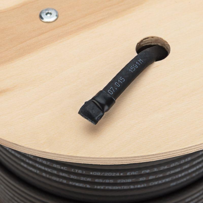  Кабель греющий (нагрев.) саморег. SRL30-2CR экранированный 30Вт/м 0.88кв.мм/55м 200м Rexant 51-0279 фото в каталоге от BTSprom.by