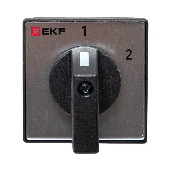  Переключатель кулачковый ПК-1-52 2П 10А "1-2" EKF pk-1-52-10 фото в каталоге от BTSprom.by