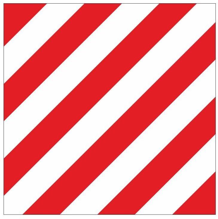 знак "негабаритное место" 300х300мм металл ekf zn-1-01 от BTSprom.by