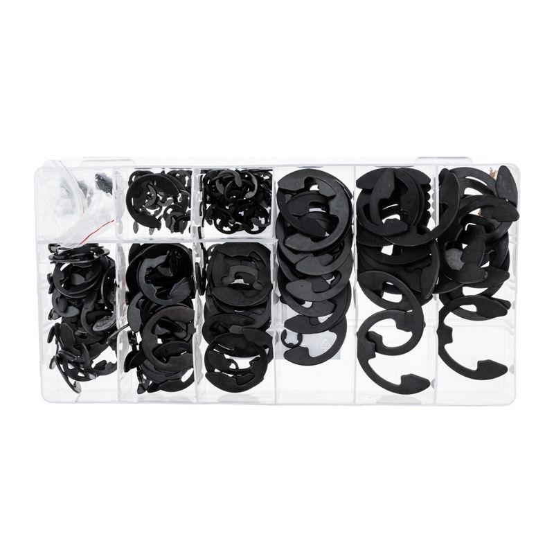  Набор быстросъемных стопорных колец 1.5-22мм (300шт/уп) Kranz KR-01-3101-13 фото в каталоге от BTSprom.by