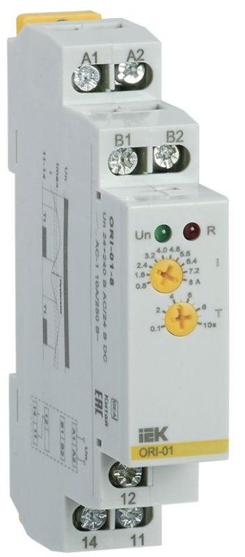 реле тока ori 0.8-8а 24-240в ac/24в dc iek ori-01-8 от BTSprom.by