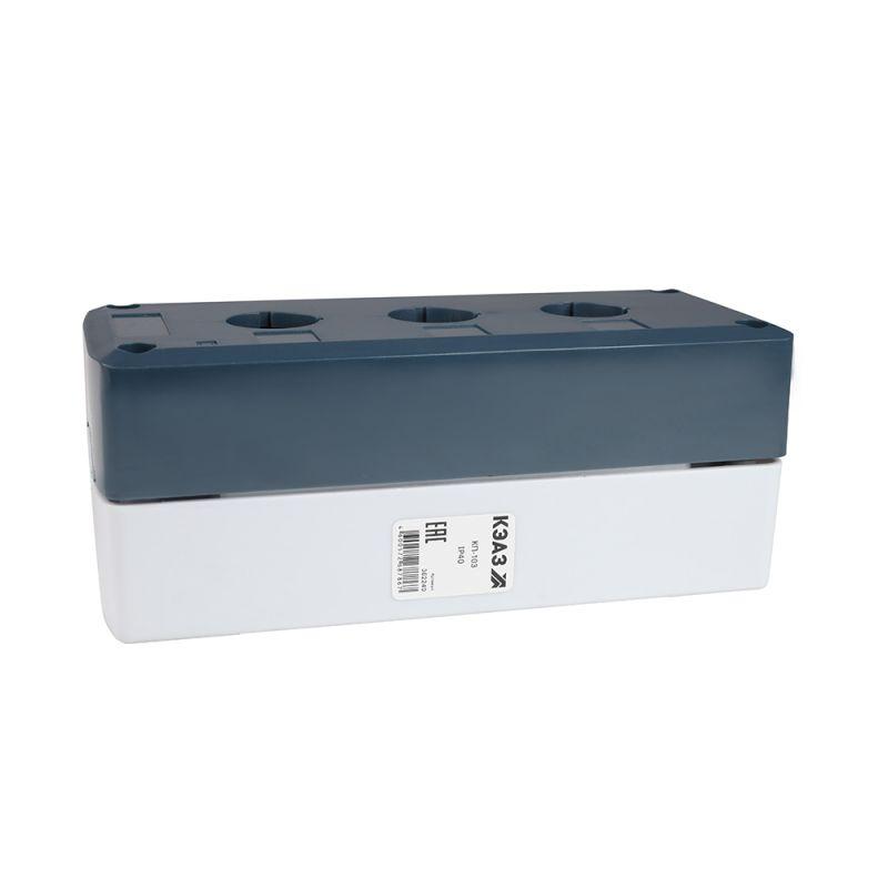 корпус кнопочного поста кп-103 сер. 3 отв. ip40 кэаз кэаз 362240 от BTSprom.by