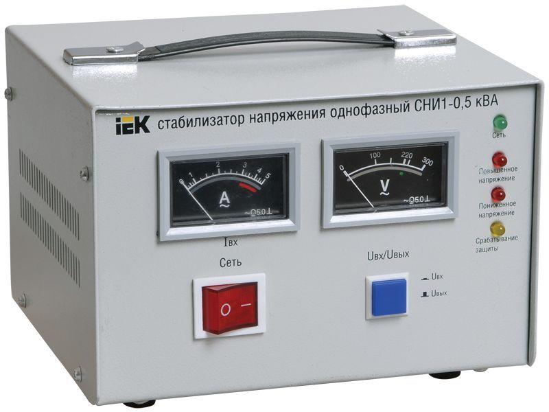 стабилизатор напряжения сни 1/220 0.5ква 1ф iek ivs10-1-00500 от BTSprom.by