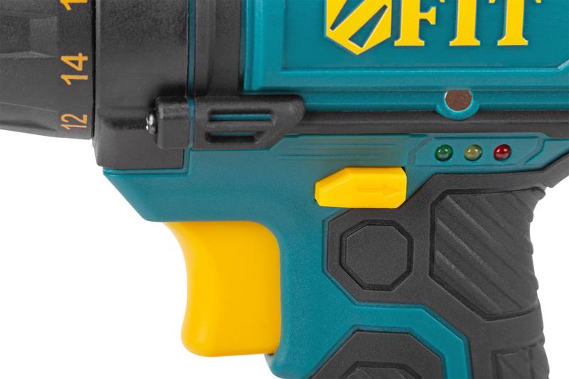  Дрель-шуруповерт аккумуляторная 18В 0-450/1550об/мин 29Нм 2 (Li-Ion) 1.3А.ч FIT 80199 фото в каталоге от BTSprom.by