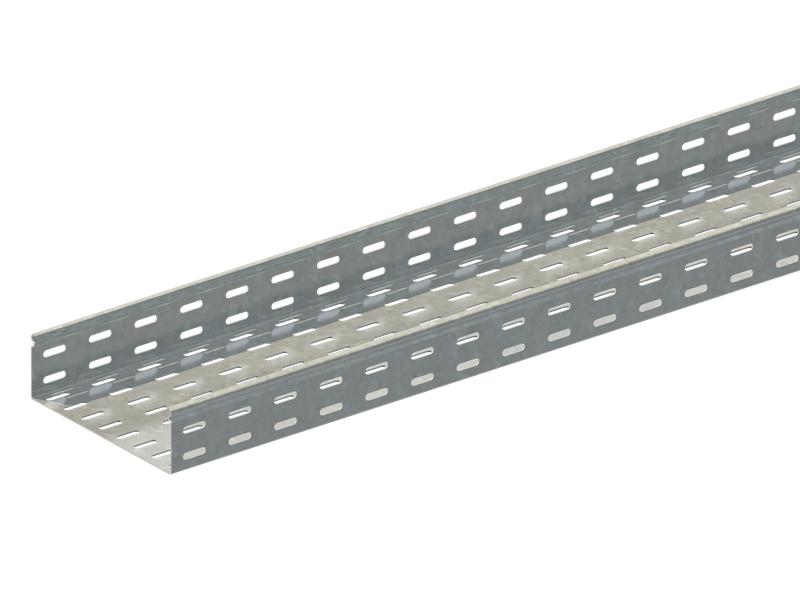Лоток листовой перфорированный 200х65 L2000 сталь 0.7мм ЛМс-ПЗ цУТ2.5 оцинк. СОЭМИ Н0122131414 от BTSprom.by