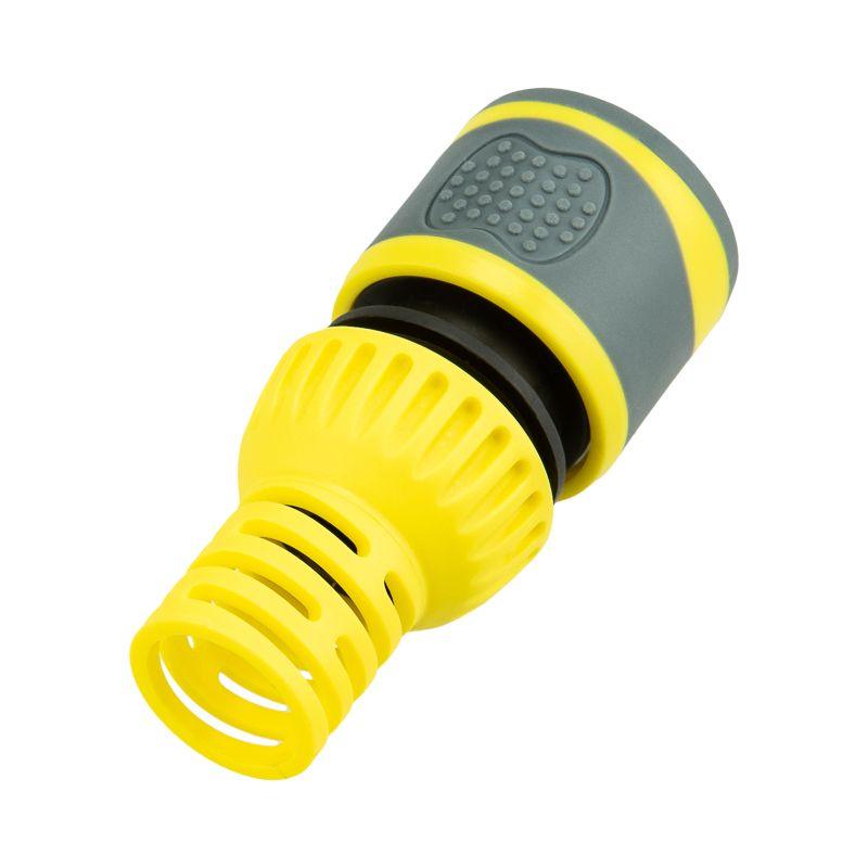  Коннектор для шланга быстросъемный 3/4дюйм с защитой от перегибов ЧЕТЫРЕ СЕЗОНА 62-0302-F фото в каталоге от BTSprom.by