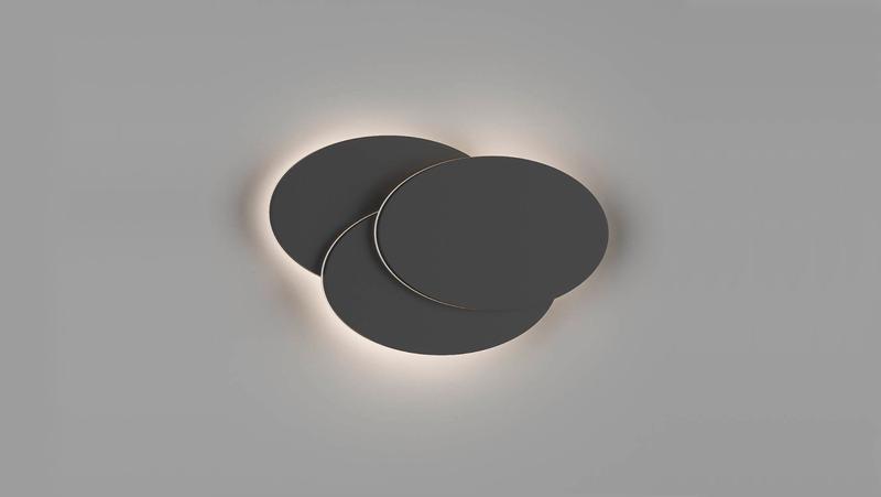 светильник настенный o-shade gw-6809r-12-bl-ww 12вт 3000к ip20 черн. designled 00-00003205 от BTSprom.by