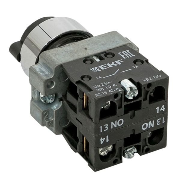  Переключатель BG33 3P 2NO с замком (не возврат.) EKF xb2-bg33 фото в каталоге от BTSprom.by