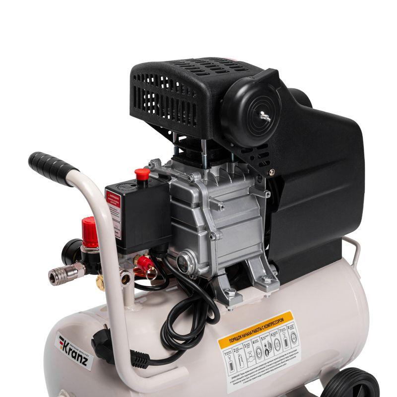  Компрессор воздушный KR-1500/24 1500Вт 230л/мин 24л Kranz KR-16-1151 фото в каталоге от BTSprom.by