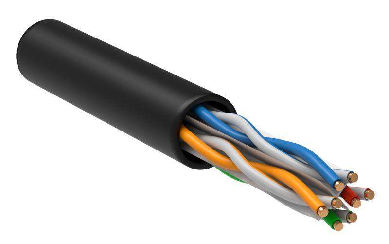 кабель витая пара u/utp кат.6 4х2х23awg solid ldpe черн. (305м) (м) itk lc3-c604-139 от BTSprom.by